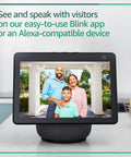 Hella Durable Wireless Security Camera Bundle With Video Doorbell Offering Two Year Battery Life For Zero Stress Setup And Badass Night Vision Coverage displayed on a smart display.