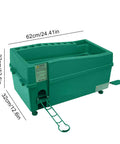 Automatic Golf Ball Dispenser For Practice With Smooth Release And Easy Refill System showing 24.41-inch ball feed