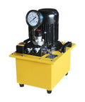 Heavy Duty Electric Hydraulic Power Pack With A Badass 220V Motor and high pressure design for industrial tasks.