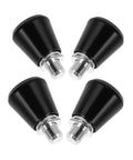Reliable 4pcs Black Metal Spring Pins For Industrial Machines With Stable Locking Precision Positioning And Reset Power For Workshop Use viewed from above