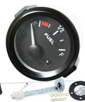 12V 52mm Fuel Level Gauge Sending Unit With 240-33 Ohm Sensor, Easy Read Pointer Meter for Universal Fuel Tank Monitoring
