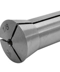 Round Collet Chuck Tool For Lathe Workholding One Eighth Inch Precision Fit Pro Grade Heavy Duty Industrial Steel Construction For Smooth Turning And Milling With Reliable Holding, 1/8 in steel collet chuck