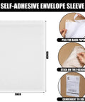 1500 Count Clear Packing List Envelopes 7x10 Inches Self-Adhesive Shipping Label Sleeves Waterproof Bulk