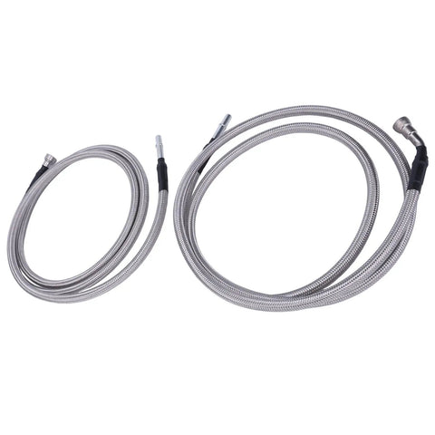 Fuel Supply Line Assembly Kit That Fixes Your Chevy Silverado Or GMC Sierra 1500 Truck From 2004 To 2007 Classic Models Perfect For V8 Gas Engines Without E85 Flex Fuel Issues, braided metal hoses