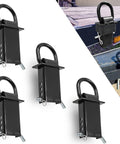 4 Pack 5 Eighths Inch Stake Pocket D Rings For Trailers And Flatbeds Heavy Duty Adjustable Tie Down Anchors with hitch pin