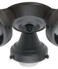 Three Light Bronze Fitter For Ceiling Fan Light Kit Base And Replacement Compatible With Casablanca 99134 New Bronze Finish
