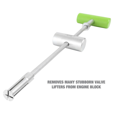 Hydraulic Valve Lifter Tool With Built In Slide Hammer for removing stuck and tight lifters from engines, heavy duty, rust resistant finish