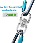 Heavy Duty M8 304 Stainless Steel Double Ended Swing Swivel Eye Hook For Rigging And Marine Applications, Corrosion Resistant, Built To Last, Beefy Load Bearing Capacity, 1200LB