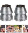 Heavy Duty Splitting Handle Metal Tapered Wedge For Axe Installation And Axe Handle Crafting Workhorse Hammer Shim on wooden log