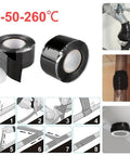 Heavy-Duty Waterproof Silicone Tape For Quick Leak Repair And Instant Seal On Pipes Ducts Automotive And Plumbing No Tools Needed Self-Fusing Bond With Extreme Temperature Resistance