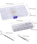 Eyeglass Repair Kit With Assorted Tiny Screws Nose Pads And Screwdriver For Sunglasses And Spectacles Complete Tool For Quick Repairs And Adjustments Grab And Go Convenience With Organized Storage Case