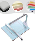 Workhorse 72W Hot Wire Foam Cutter Table Tool with styrofoam samples, designed for artists and sign shops.