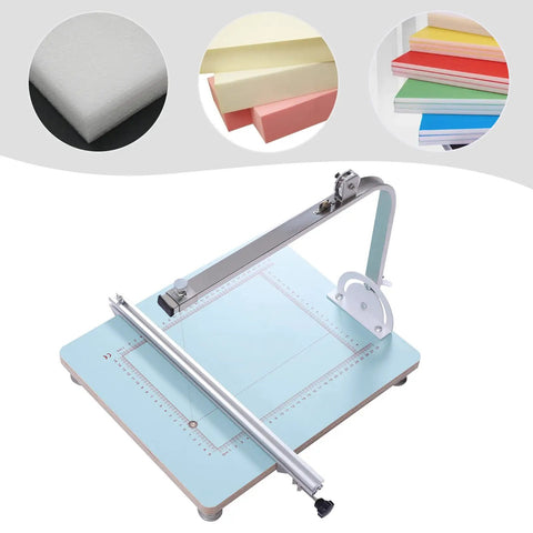 Workhorse 72W Hot Wire Foam Cutter Table Tool with styrofoam samples, designed for artists and sign shops.