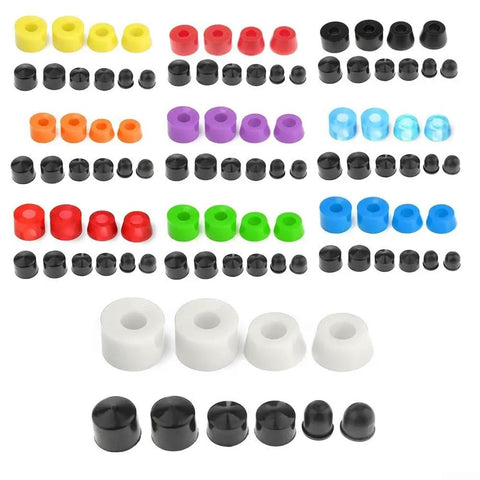 Colorful bushings and washers for Skateboard Truck Rebuild Kit With PU Bushings Swivel Washers And Shock Absorber