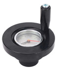 Dial Hand Wheel Position Indicator 12x100mm With Handwheel Handle for machinery showing 0 to 360 degrees real time position readout