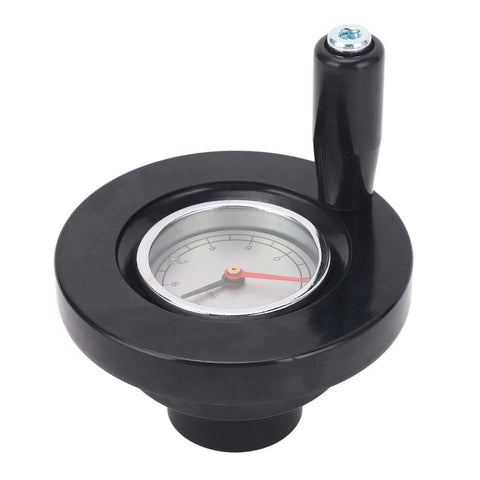 Dial Hand Wheel Position Indicator 12x100mm With Handwheel Handle for machinery showing 0 to 360 degrees real time position readout