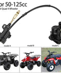Rear Brake Master Cylinder Caliper Assembly Ride Ready Fits 50cc 70cc 90cc 110cc 125cc ATVs Quad Bikes And Mini Motors With Wide Compatibility