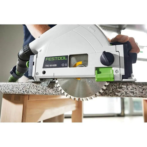 Cordless Circular Saw Packs Serious Punch With 18V To 36V Dual Voltage Switch And Included 5.2 Ah Battery cutting granite.