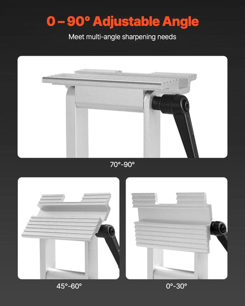 Adjustable Bench Grinder Tool Rest For 6 Inch Or 8 Inch Grinders With Flat Miter Slide Replacement Sharpening Jig