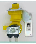Six Watt 220 Volt Water Inlet Solenoid Valve For Ice Makers Replacement Part 000008486 shown from the top angle