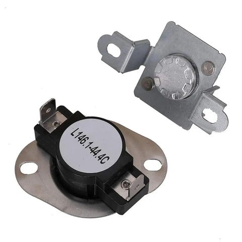 DIY Friendly Easy Install Dryer Heating Element Replacement Kit With Thermal Fuse And Thermostat Cut Off components close-up