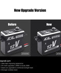 Comparison of Waterproof 45Kg Beefy Torque RC Servo 12V Programmable Metal Gear Coreless Digital Smart Servo SA75CVSW V2 before and after upgrade