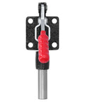 Rock Solid Heavy Duty Toggle Clamp Horizontal Push Pull Clamp Cast Iron Alloy Steel 390kg Holding Force 42mm Stroke front view