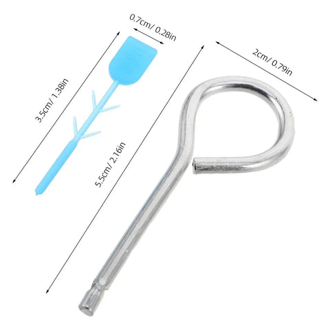 20 Piece Fire Extinguisher Pin And Tamper Seal Replacement Kit with iron cotter pin and plastic lock dimensions