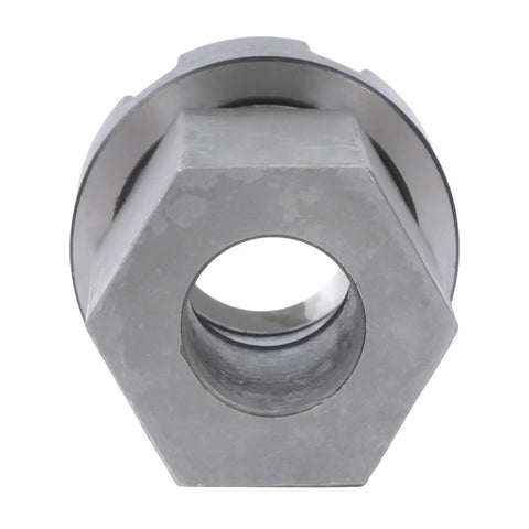 ER-25 Hex and ER-25 Square Collet Block Chuck Holder for Quick CNC Setup, showing hexagonal steel chuck seat detail