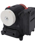 Jeffergarden Mini Bench Grinder 100W with six speeds, compact cordless design for metal deburring and polishing.