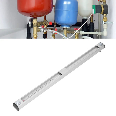 Water And Oil Tank Liquid Level Gauge With Thermometer Transparent Self Sealing Level Meter For Water Glycol And Mineral Oils Easy Install With Wide Compatibility 0.1 To 0.15 MPa on tank system