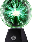 7 Inch Green Plasma Ball Touch Sensitive Nebula Thunder Lightning Globe Plug In For Parties Science Decor Props