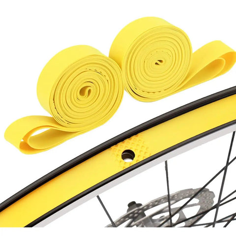 Two Pack Dope Tire Insert Liner Puncture Protection Tape For 700c Rims Thick 6mm Rim Tape And Tube Protector Durable PVC
