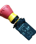 Red Emergency Stop Button Delivers Instant Equipment Shutdown, Easy To Use With Clear Red Housing And Recognizable Icons lifestyle image