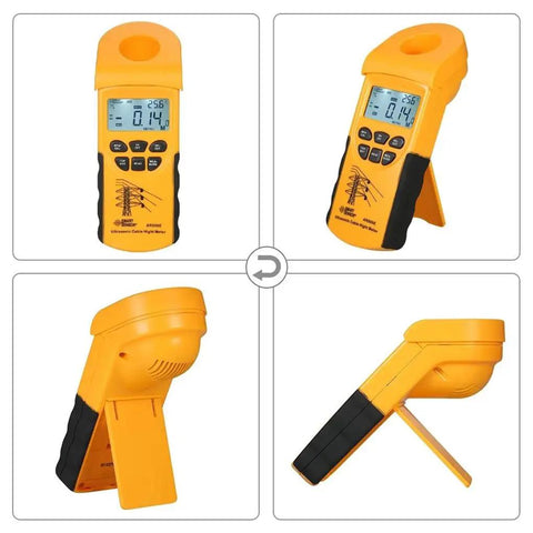 Digital Ultrasonic Cable Height Meter With Smart Sensor For Quick Cable Height And Distance Readouts Up To 23 Meters And 18 Meters