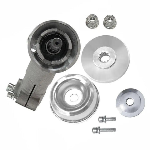 Precise Meshing Metal Bevel Gear Head For Trimmers 537333802 with anti rust components and screws for yard trimmers
