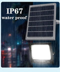 JUDYSSY Solar Light40W 60W 100W 200W, Solar Flood Light with IP67 waterproof solar panel and bright LED light.