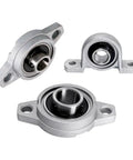 Thinking Process: vertical pillow block bearing, cast iron housing, chrome steel insert, self-aligning, dual dust seals
