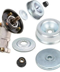 4-Piece Trimmer Head Conversion Kit For Straight Shaft String Trimmers And Brush Cutters No-Fuss Install with components displayed
