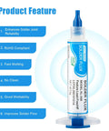 Desoldering Wick And No Clean Flux Paste Kit For Electronics Repair No Residue Solder Flux Paste Low Smoke RoHS syringe