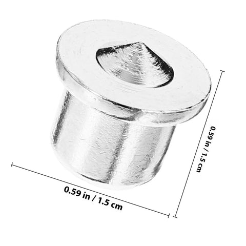 Steel Dowel Center Transfer Plugs Kit With Pins For Pro Level Drill Alignment And Furniture Tenon Center Marking, 0.59in size