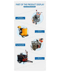 Pro Grade Road Crack Filling Machine For Asphalt And Concrete Joint Sealing display, various sealant machines shown.