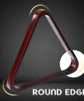 Solid Wood Pool Ball Triangle Rack For Standard Two And A Quarter Inch Billiard Balls Durable Pine Triangle Holder For Pool Table