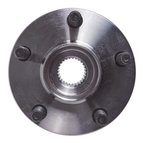 Front view of Front Wheel Hub And Bearing Assembly For Subaru Forester 2009 To 2014, XV Crosstrek 2013 To 2014, And Outback Legacy 2005 To 2014