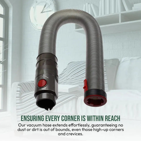 Beefed Up Replacement Vacuum Hose Assembly For DC40 DC41 DC65 UP13 UP14 UP20 290AW Upright Vacuums shown on sofa