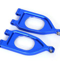 Blue aluminum front upper Beefed Up Aluminum RC Swing Arm Kit With Front Upper And Lower Suspension Arms For ARRMA Gorgon One-Tenth Scale 4X2 Two-Wheel Drive Monster Truck