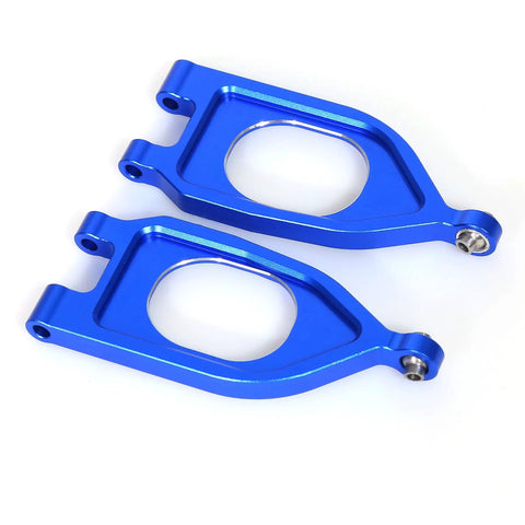 Blue aluminum front upper Beefed Up Aluminum RC Swing Arm Kit With Front Upper And Lower Suspension Arms For ARRMA Gorgon One-Tenth Scale 4X2 Two-Wheel Drive Monster Truck