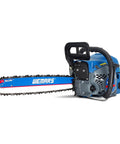 Powerful 52cc Gas Chainsaw With 18 Inch Bar For Heavy Duty Wood Cutting In Backyard And Farm Yard Work Two Stroke Petrol Engine Ergonomic Anti Vibration Handles Includes Tool Kit For Quick Jobs