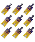 9 packs of 12 Pack 2 Inch Shortcut Angle Sash Paintbrushes With Purple Shergrip Handle For Tight Spaces Great For Trim And Detail Work