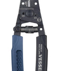 Compact Japanese made wire stripper with screw cutter for small gauge wires, 6.4 inch length, lightweight 4.1 oz, RoHS compliant
